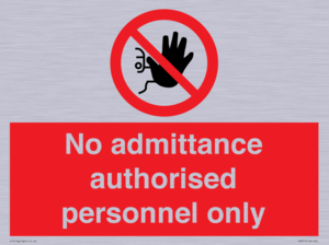 PA31: authorised personnel only