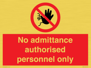 PA31: authorised personnel only