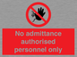 PA31: authorised personnel only