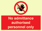 PA31: authorised personnel only