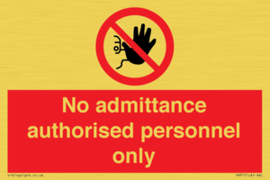PA31: authorised personnel only