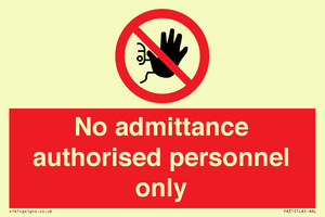 PA31: authorised personnel only