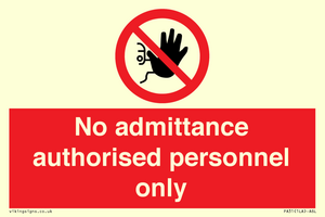 PA31: authorised personnel only