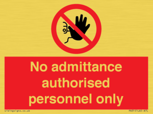 PA31: authorised personnel only