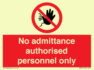 PA31: authorised personnel only