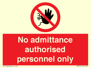 PA31: authorised personnel only