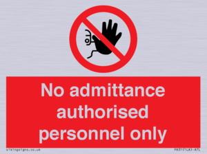 PA31: authorised personnel only