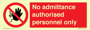 PA31: authorised personnel only