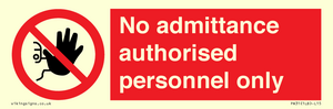PA31: authorised personnel only