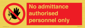 PA31: authorised personnel only