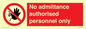PA31: authorised personnel only