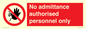 PA31: authorised personnel only