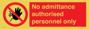 PA31: authorised personnel only