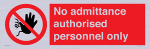 PA31: authorised personnel only
