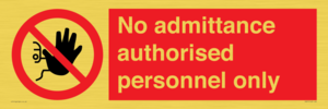 PA31: authorised personnel only