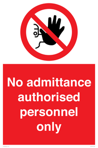 PA31: authorised personnel only