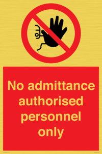 PA31: authorised personnel only