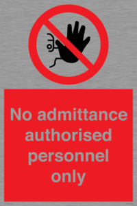 PA31: authorised personnel only