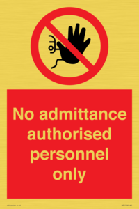 PA31: authorised personnel only