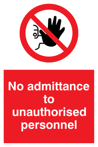 PA32: no admittance to unauthorised