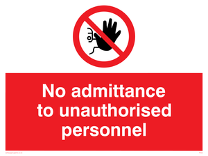 PA32: no admittance to unauthorised