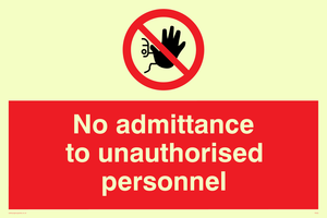 PA32: no admittance to unauthorised