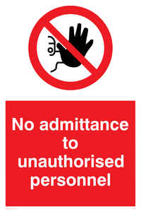 PA32: no admittance to unauthorised