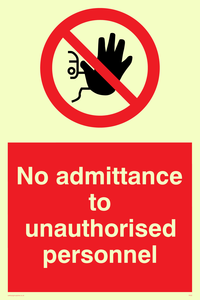 PA32: no admittance to unauthorised