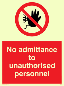 PA32: no admittance to unauthorised