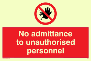 PA32: no admittance to unauthorised