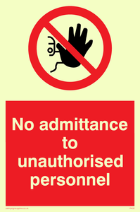 PA32: no admittance to unauthorised
