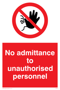 PA32: no admittance to unauthorised
