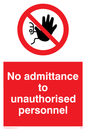 PA32: no admittance to unauthorised