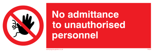 PA32: no admittance to unauthorised