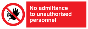 PA32: no admittance to unauthorised