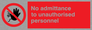 PA32: no admittance to unauthorised