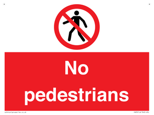 PA33: no pedestrians