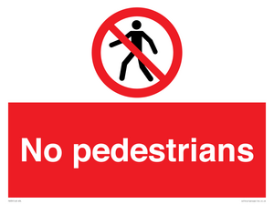 PA33: no pedestrians