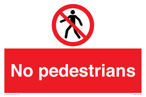 PA33: no pedestrians