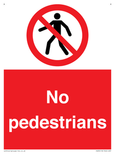 PA33: no pedestrians