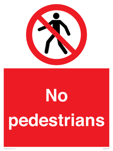 PA33: no pedestrians