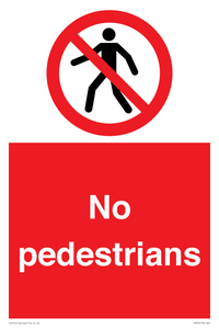 PA33: no pedestrians