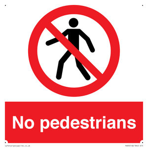 PA33: no pedestrians