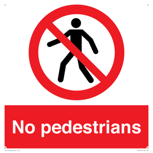 PA33: no pedestrians