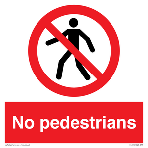 PA33: no pedestrians