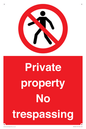 PA5325: Private property No trespassing