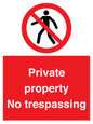 PA5325: Private property No trespassing