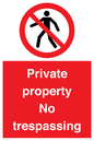 PA5325: Private property No trespassing