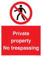 PA5325: Private property No trespassing