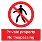 PA5325: Private property No trespassing